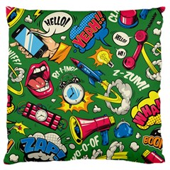 Pop Art Colorful Seamless Pattern Standard Premium Plush Fleece Cushion Case (one Side) by Bedest