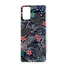 Japanese Wave Koi Illustration Seamless Pattern Samsung Galaxy S20plus 6 7 Inch Tpu Uv Case by Bedest