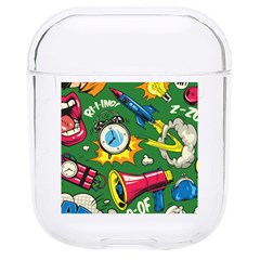 Pop Art Colorful Seamless Pattern Hard Pc Airpods 1/2 Case by Bedest