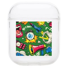 Pop Art Colorful Seamless Pattern Soft Tpu Airpods 1/2 Case by Bedest