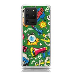 Pop Art Colorful Seamless Pattern Samsung Galaxy S20 Ultra 6 9 Inch Tpu Uv Case by Bedest