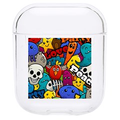 Graffiti Characters Seamless Pattern Hard Pc Airpods 1/2 Case by Bedest