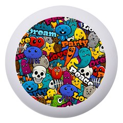 Graffiti Characters Seamless Pattern Dento Box With Mirror