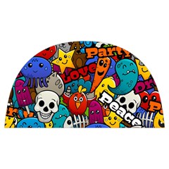 Graffiti Characters Seamless Pattern Anti Scalding Pot Cap by Bedest