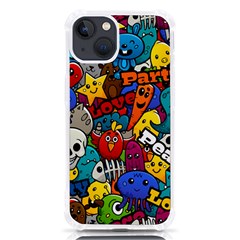 Graffiti Characters Seamless Pattern Iphone 13 Tpu Uv Print Case by Bedest