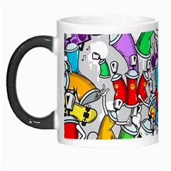 Graffity Characters Seamless Pattern Art Morph Mug by Bedest