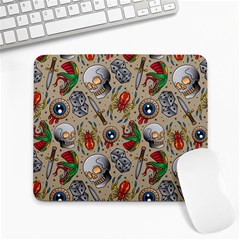 Tattoo Pattern Large Mousepad by Bedest