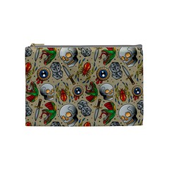 Tattoo Pattern Cosmetic Bag (medium) by Bedest