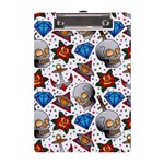 Full Color Flash Tattoo Patterns A5 Acrylic Clipboard Front