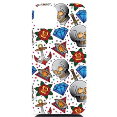 Full Color Flash Tattoo Patterns Iphone 14 Plus Black Uv Print Case by Bedest