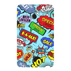 Comic Bubbles Seamless Pattern Memory Card Reader (rectangular) by Bedest