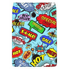 Comic Bubbles Seamless Pattern Removable Flap Cover (l) by Bedest