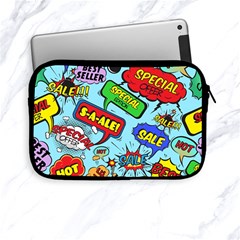 Comic Bubbles Seamless Pattern Apple Ipad Mini Zipper Cases by Bedest