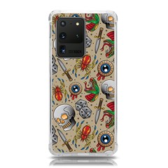 Tattoo Pattern Samsung Galaxy S20 Ultra 6 9 Inch Tpu Uv Case by Bedest