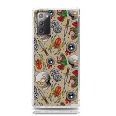 Tattoo Pattern Samsung Galaxy Note 20 Tpu Uv Case by Bedest