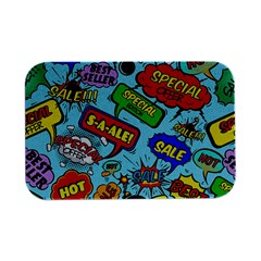 Comic Bubbles Seamless Pattern Open Lid Metal Box (silver)   by Bedest