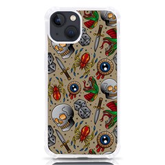 Tattoo Pattern Iphone 13 Tpu Uv Print Case by Bedest