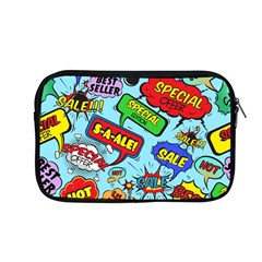 Comic Bubbles Seamless Pattern Apple Macbook Pro 13  Zipper Case