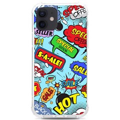 Comic Bubbles Seamless Pattern Iphone 12/12 Pro Tpu Uv Print Case by Bedest