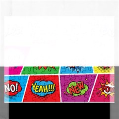 Pop Art Comic Vector Speech Cartoon Bubbles Popart Style With Humor Text Boom Bang Bubbling Expressi Rectangular Jigsaw Puzzl