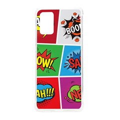 Pop Art Comic Vector Speech Cartoon Bubbles Popart Style With Humor Text Boom Bang Bubbling Expressi Samsung Galaxy S20plus 6 7 Inch Tpu Uv Case by Bedest