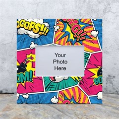 Comic Colorful Seamless Pattern White Box Photo Frame 4  X 6  by Bedest