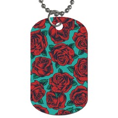 Vintage Floral Colorful Seamless Pattern Dog Tag (one Side) by Bedest