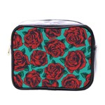 Vintage Floral Colorful Seamless Pattern Mini Toiletries Bag (One Side) Front