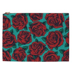 Vintage Floral Colorful Seamless Pattern Cosmetic Bag (xxl) by Bedest