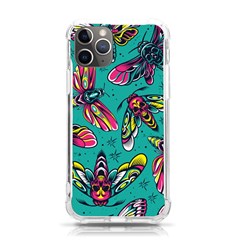 Vintage Colorful Insects Seamless Pattern Iphone 11 Pro 5 8 Inch Tpu Uv Print Case by Bedest