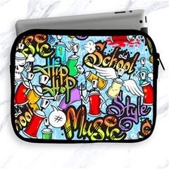 Graffiti Characters Seamless Patterns Apple Ipad 2/3/4 Zipper Cases by Bedest