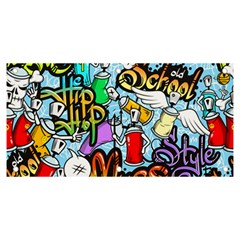 Graffiti Characters Seamless Patterns Banner And Sign 6  X 3  by Bedest