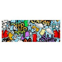 Graffiti Characters Seamless Patterns Banner And Sign 8  X 3  by Bedest