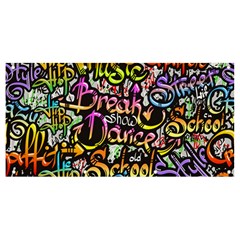 Graffiti Word Seamless Pattern Banner And Sign 8  X 4  by Bedest