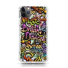 Graffiti Word Seamless Pattern Iphone 11 Pro Max 6 5 Inch Tpu Uv Print Case by Bedest