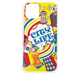 Colorful City Life Horizontal Seamless Pattern Urban City Iphone 12 Pro Max Tpu Uv Print Case