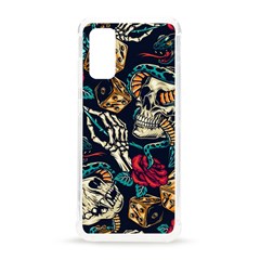 Vintage Art Tattoos Colorful Seamless Pattern Samsung Galaxy S20 6 2 Inch Tpu Uv Case