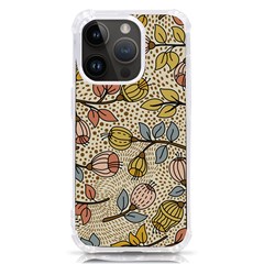 Seamless Pattern With Flower Bird Iphone 14 Pro Tpu Uv Print Case by Bedest