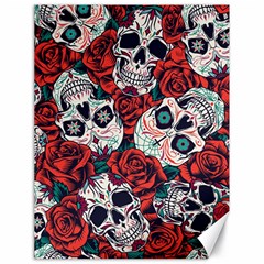 Vintage Day Dead Seamless Pattern Canvas 18  x 24 