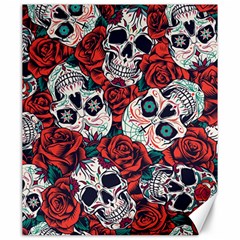 Vintage Day Dead Seamless Pattern Canvas 20  x 24 