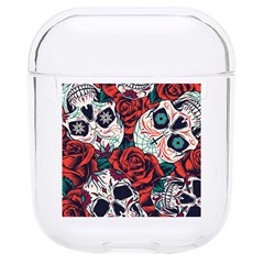 Vintage Day Dead Seamless Pattern Hard Pc Airpods 1/2 Case by Bedest