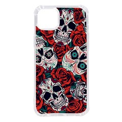 Vintage Day Dead Seamless Pattern Iphone 14 Plus Tpu Uv Print Case by Bedest