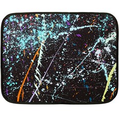 Abstract Colorful Texture Two Sides Fleece Blanket (mini) by Bedest