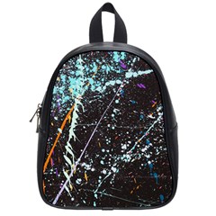 Abstract Colorful Texture School Bag (small) by Bedest