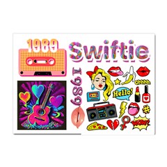 Taylor Swift 1989 80s Retro Audio Tap Crystal Sticker (a4) by NiniLand