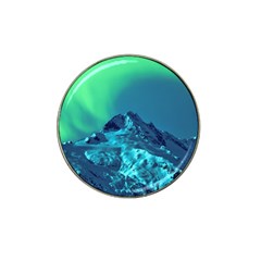 Aurora Borealis Sky Winter Snow Mountains Night Hat Clip Ball Marker by Pakjumat