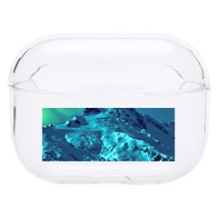 Aurora Borealis Sky Winter Snow Mountains Night Hard Pc Airpods Pro Case by Pakjumat