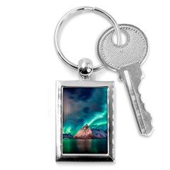 Amazing Aurora Borealis Colors Key Chain (rectangle) by Pakjumat