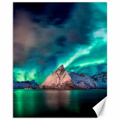 Amazing Aurora Borealis Colors Canvas 11  X 14  by Pakjumat