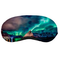 Amazing Aurora Borealis Colors Sleep Mask by Pakjumat